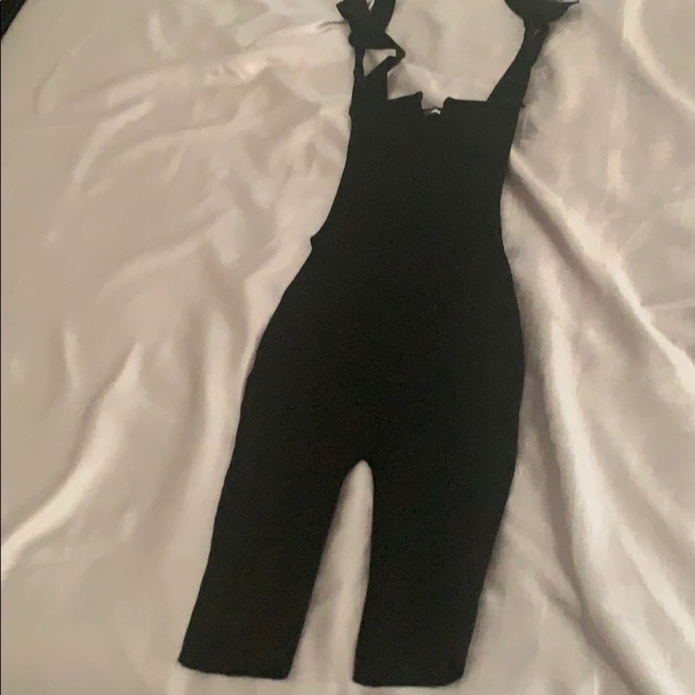 Black stretchy romper